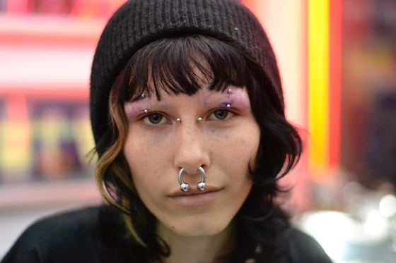 piercing hecho por León · Skunk Body Piercing, Montevideo